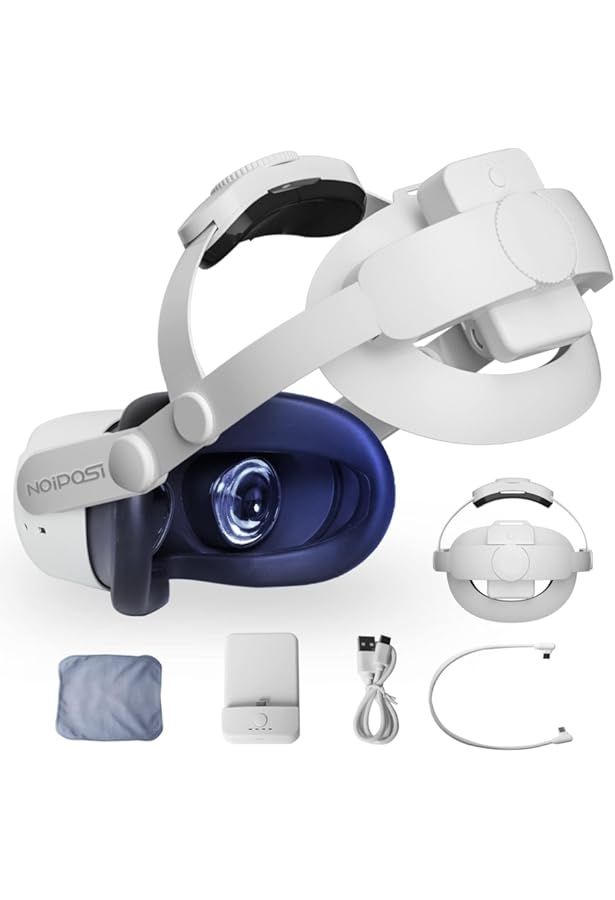 Quest 2 Elite Strap with Battery for Enhanced Comfort and Playtime